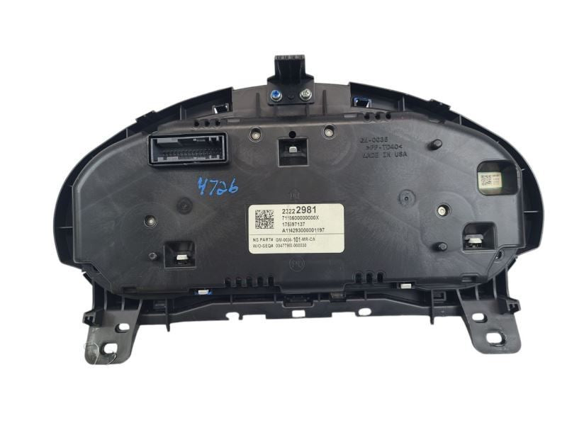 Speedometer Cluster MPH Opt Umn Enhanced Driver Display Fits 15 REGAL 
