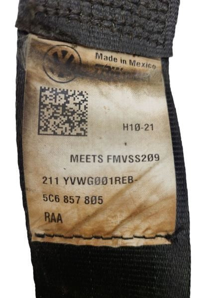 JETTA     2015 Seat Belt Rear 585090