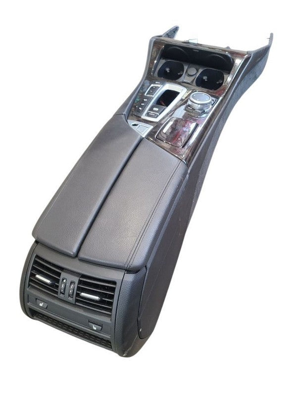 Console Front Floor Leather Without Rear Audio Fits 12-16 BMW 535i 674