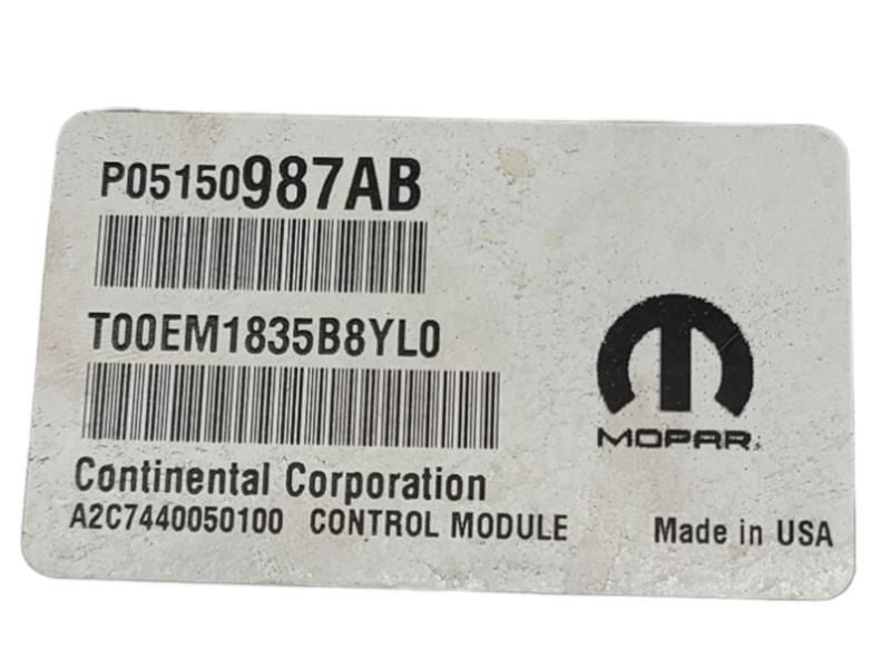 Engine ECM Electronic Control Module 3.6L Fits 15 DURANGO 592293 51509