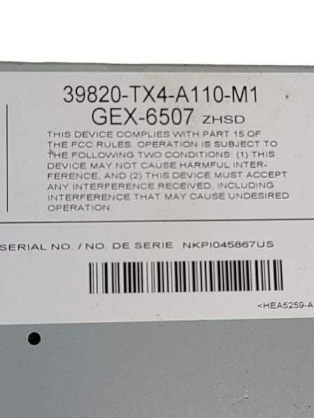 Audio Equipment Radio US Market Satellite Unit Base Fits 13-16 RDX 596