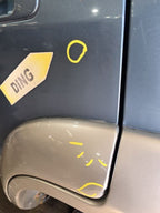 Driver Rear Side Door With Fender Flare Fits 98-02 ISUZU TROOPER 64669