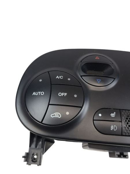 Temperature Control 2 Door Abarth Black Face Plate Fits 12-17 FIAT 500
