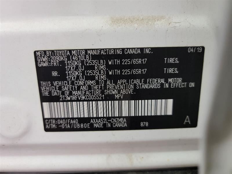 Console Front Floor Le Hybrid Fits 19 RAV4 563528