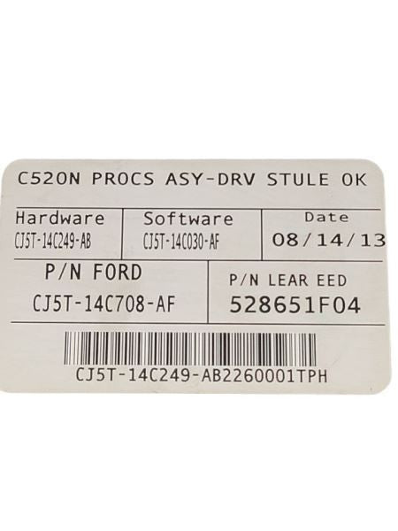 Chassis ECM Memory Seat Fits 13-16 ESCAPE 599966 CJ5T14C708AF