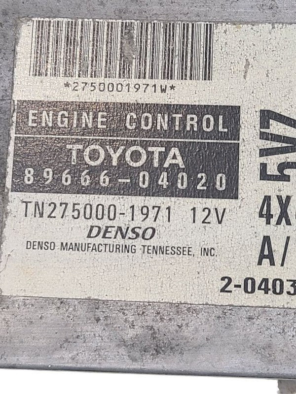 Engine ECM Electronic Control Module Right Hand Dash 4WD Fits 02 TACOM