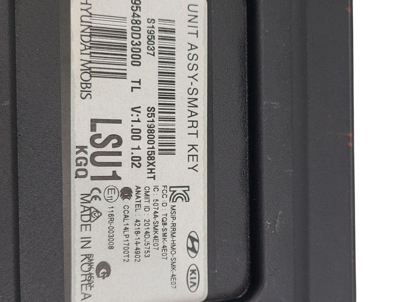 Chassis ECM Security Smartkey Module Left Hand Dash Fits 17-18 TUCSON 
