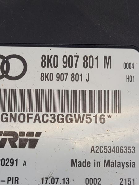Chassis ECM Parking Brake Right Hand Trunk Floor Fits 12-17 AUDI A5 59