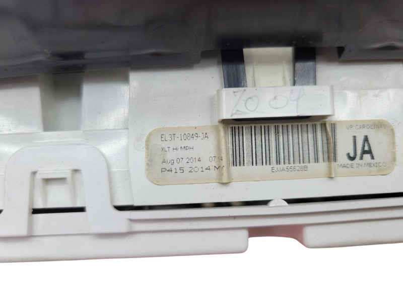 Speedometer Cluster MPH FX2 ID EL3T-10849-JA Fits 14 FORD F150 PICKUP 
