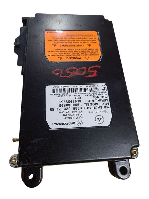 Chassis ECM 230 Type Communication SL65 Fits 03-06 MERCEDES S-CLASS 62
