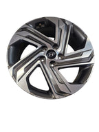 Wheel 18x7-1/2 Alloy 5 Spoke Black Inlay Fits 21-23 SANTA FE 667987