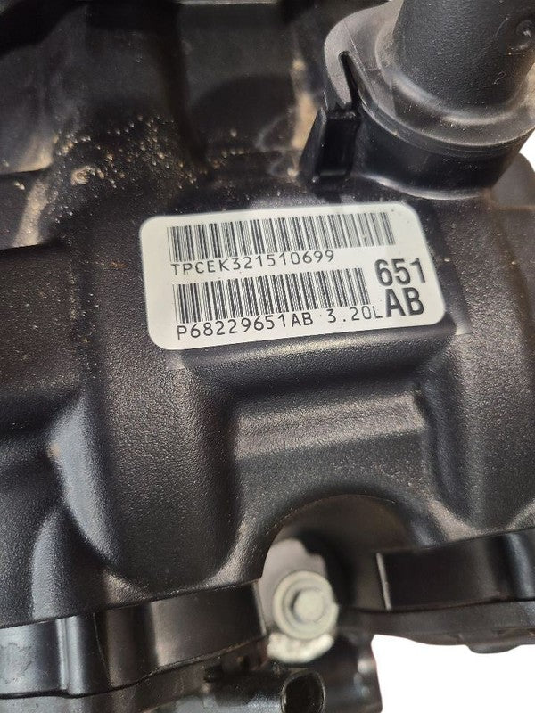 Engine 3.2L VIN X 8th Digit One Piece Oil Pan Fits 14-22 CHEROKEE 6536
