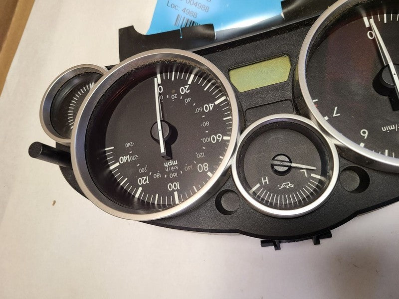 Speedometer Cluster MPH Silver Bezel Fits 06-08 MAZDA MX-5 MIATA 62312