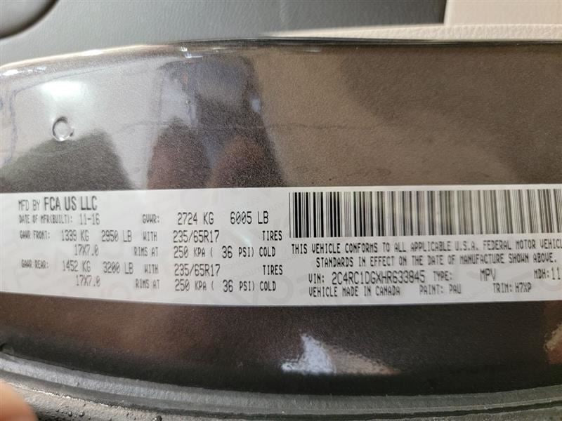 Passenger Right Air Bag Passenger Knee Fits 17-19 PACIFICA 555595
