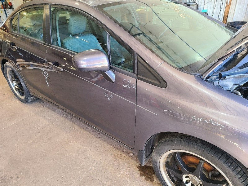 Passenger Front Door Electric Sedan EX Fits 13-15 CIVIC 662318