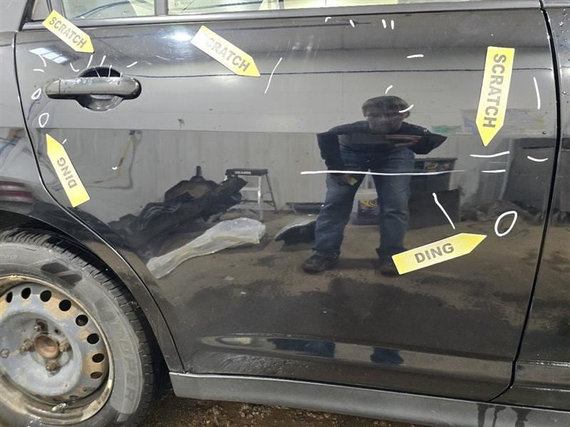 Passenger Right Rear Side Door Sedan Electric Fits 07-11 VERSA 605040