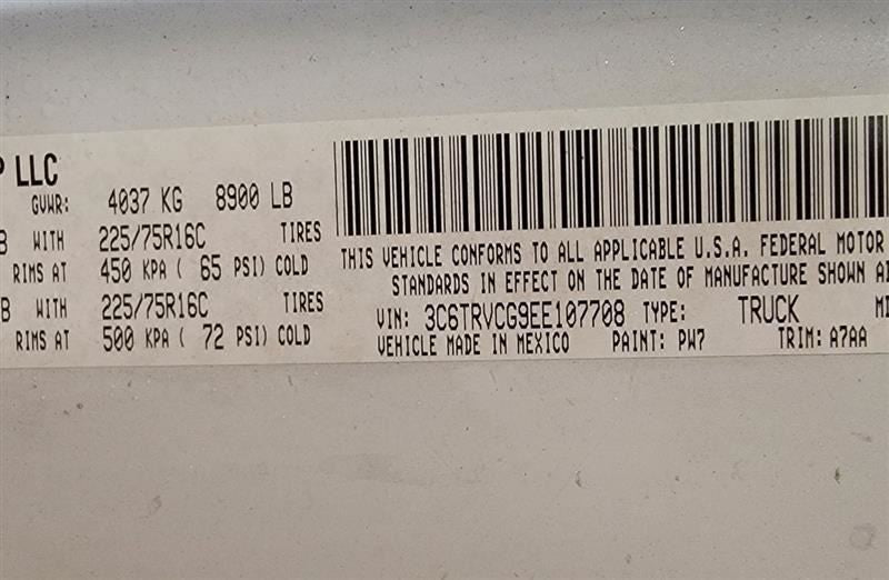 PROMAST25 2014 Front Seat Track 282457