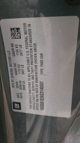 Chassis ECM Temperature Under Center Dash Coupe Fits 10-15 CTS 660648 