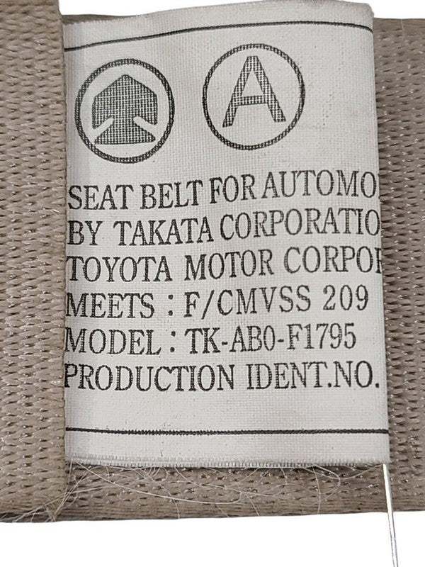 GX470     2003 Seat Belt Rear 606594