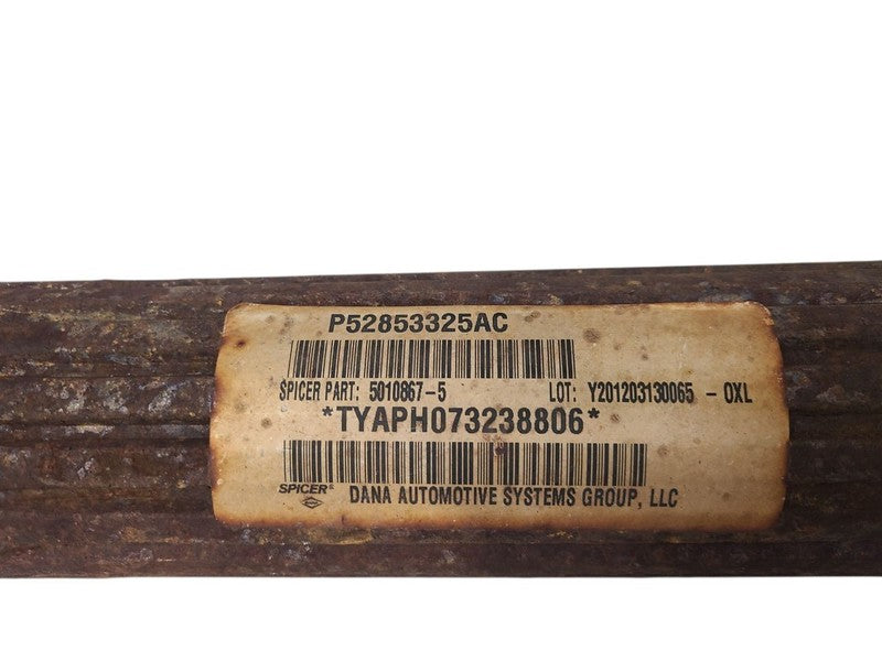 Front Drive Shaft VIN W 6th Digit Jk Body Dana 30 Fits 12-18 WRANGLER 