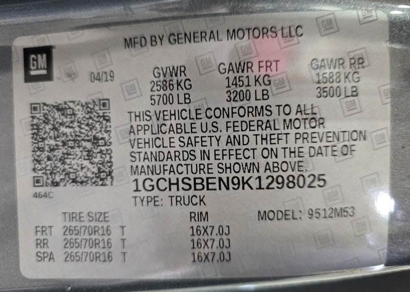 Rear Drive Shaft 2WD 2.5L Manual Transmission Fits 17-19 CANYON 645967