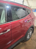Driver Rear Side Door Electric Privacy Tint Glass Fits 13-18 SANTA FE 