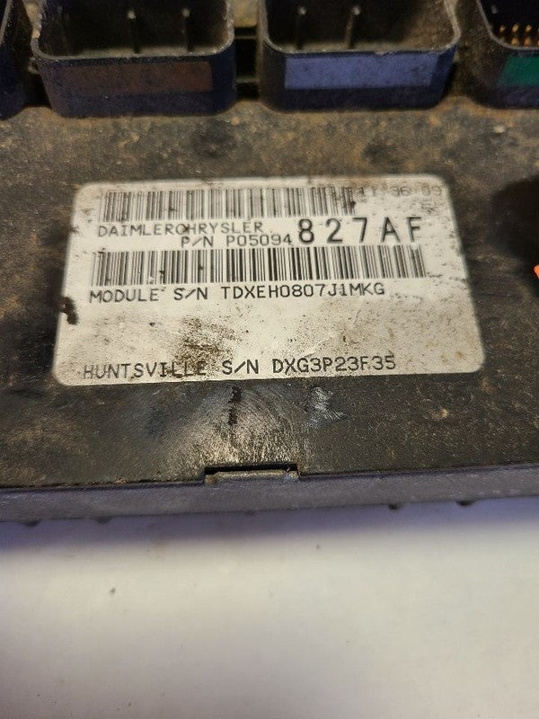 Chassis ECM Transmission L Fits 07-09 DODGE 2500 PICKUP 625320
