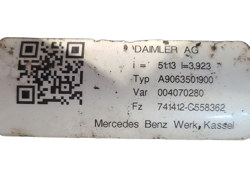 Rear Axle 3.92 Ratio ID 9063506601 Fits 10-13 MERCEDES SPRINTER 2500 6