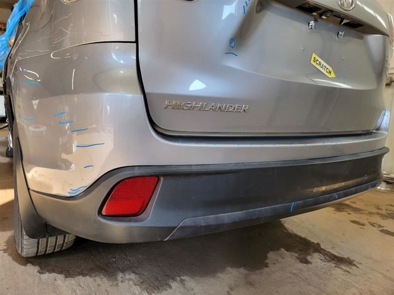 Rear Bumper Without Rear Park Assist Fits 14-19 HIGHLANDER 558164