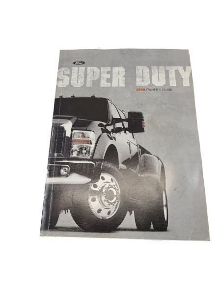 F350SD    2008 Owners Manual 592145