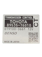 Chassis ECM Transmission Right Hand Dash Prius VIN Du Fits 12-13 PRIUS