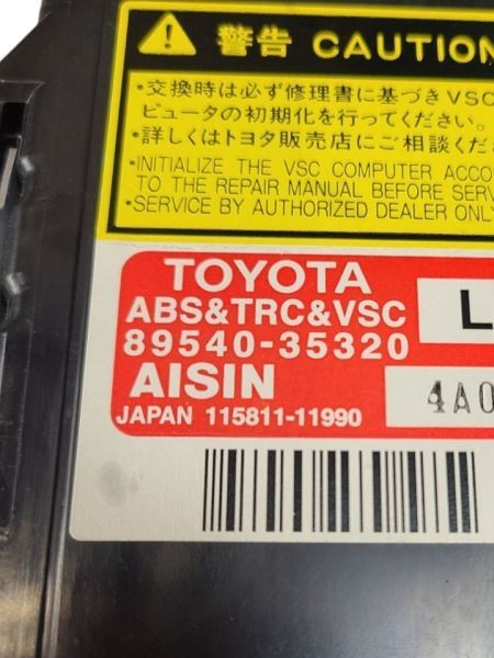 Chassis ECM ABS Unit Fits 03-04 4 RUNNER 581630