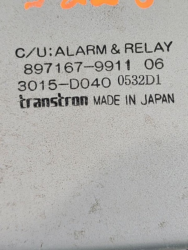Chassis ECM Theft-locking Alarm Fits 98-02 ISUZU TROOPER 646774 897167