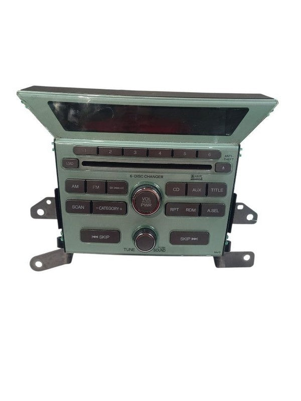 Audio Equipment Radio Receiver AM-FM-6CD EX Fits 09-11 PILOT 662158