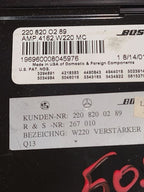 Audio Equipment Radio 220 Type S600 Fits 00-03 MERCEDES S-CLASS 629076