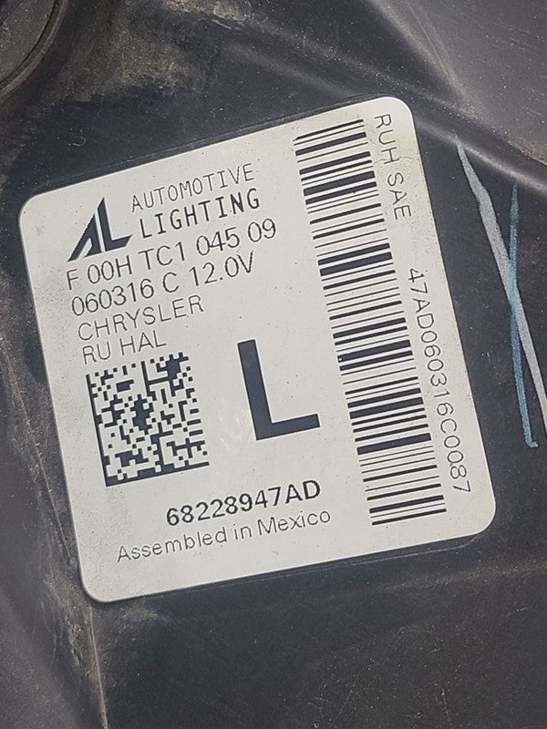 Driver Left Headlight Fits 20-23 VOYAGER 650701