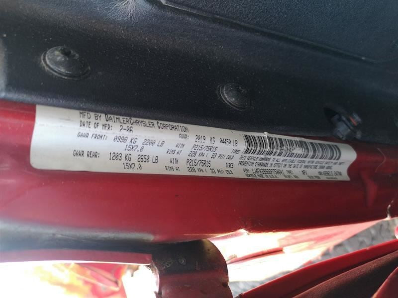 WRANGLER  2006 Distributor 223018