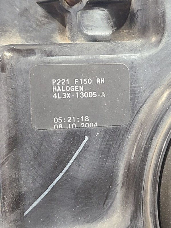 Passenger Headlight Bright Background Fits 04-08 FORD F150 PICKUP 6669