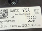 Speedometer Convertible MPH ID 8V0920970A Fits 15-18 AUDI A3 578678