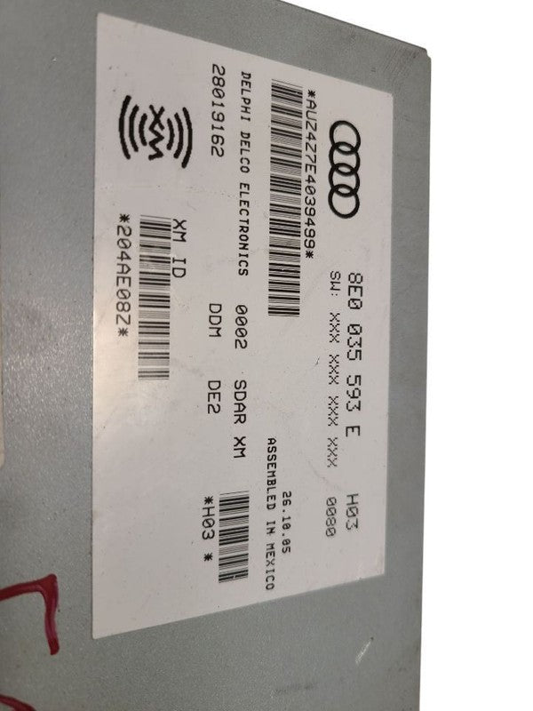 Audio Equipment Radio Satellite Control Unit Xm Fits 06-10 PASSAT 6264