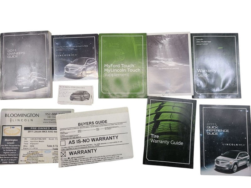 MKX       2011 Owners Manual 632491