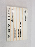 SOLARA    2008 Owners Manual 421307