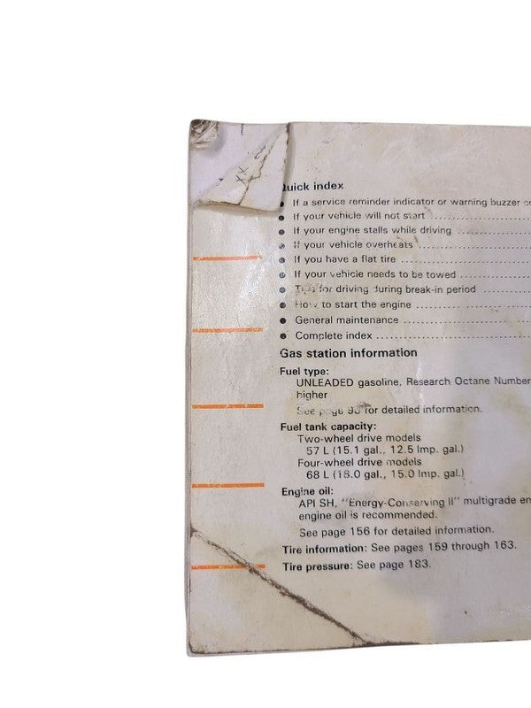TACOMA    1996 Owners Manual 639467
