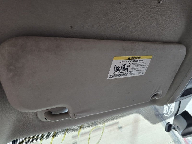 Driver Sun Visor Crew Cab 4 Door Fits 09-12 DODGE 1500 PICKUP 646990