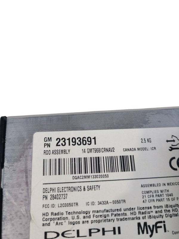 Audio Equipment Radio Opt Ugx With Telematics Fits 13-14 ACADIA 651286