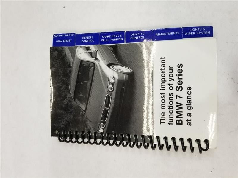 745I      2002 Owners Manual 544864