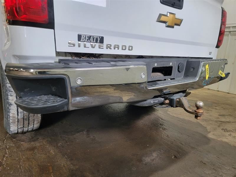 Rear Bumper Classic Style Chrome Bumper Fits 14-19 SIERRA 1500 PICKUP 