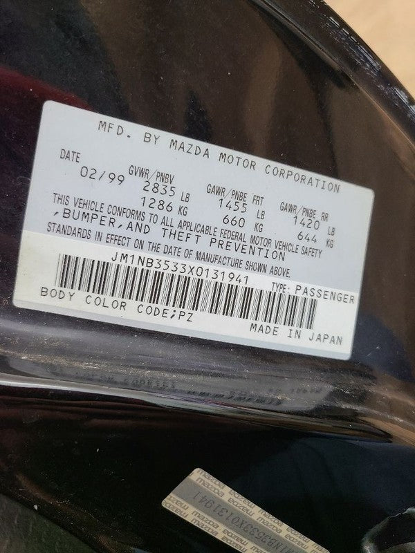 Steering Column Floor Shift Fits 99-05 MAZDA MX-5 MIATA 653208