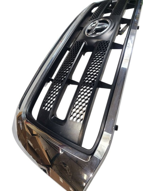 Grille Crew Cab 4 Door Base Chrome Black Insert Fits 10-13 TUNDRA 6613
