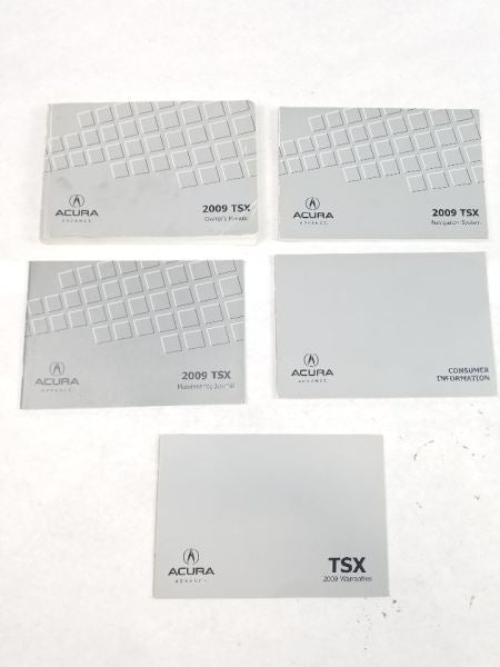 TSX       2009 Owners Manual 285421